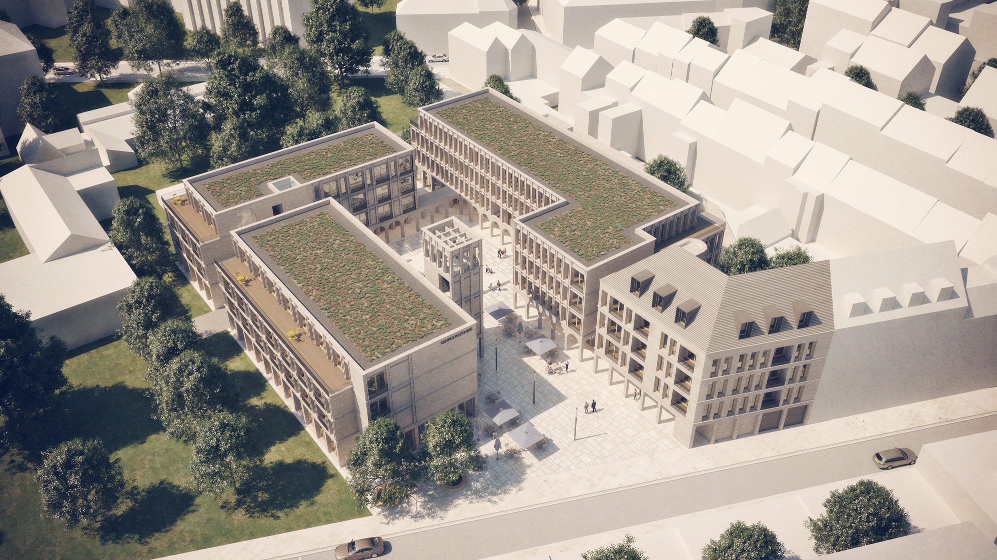 You are currently viewing „Campus Kartause“: Pläne für die Neubebauung des Geländes am Kartäuserwall vorgestellt